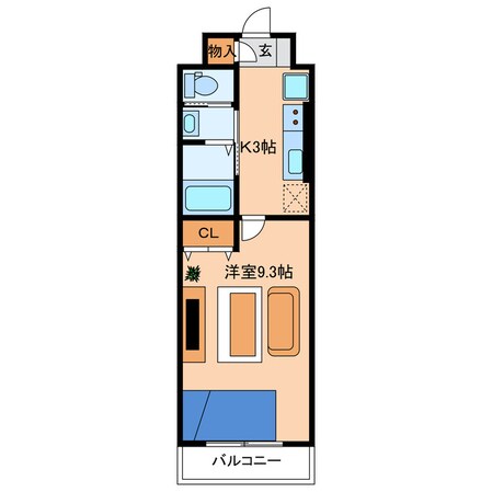 ル・リオン中島の物件間取画像